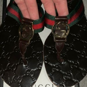Authentic Gucci sandals size 35.